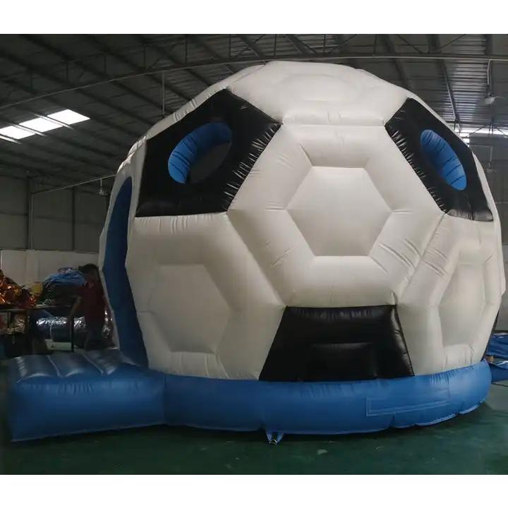 小さなお子様でも安心】サッカーボールトランポリン イベント用遊具