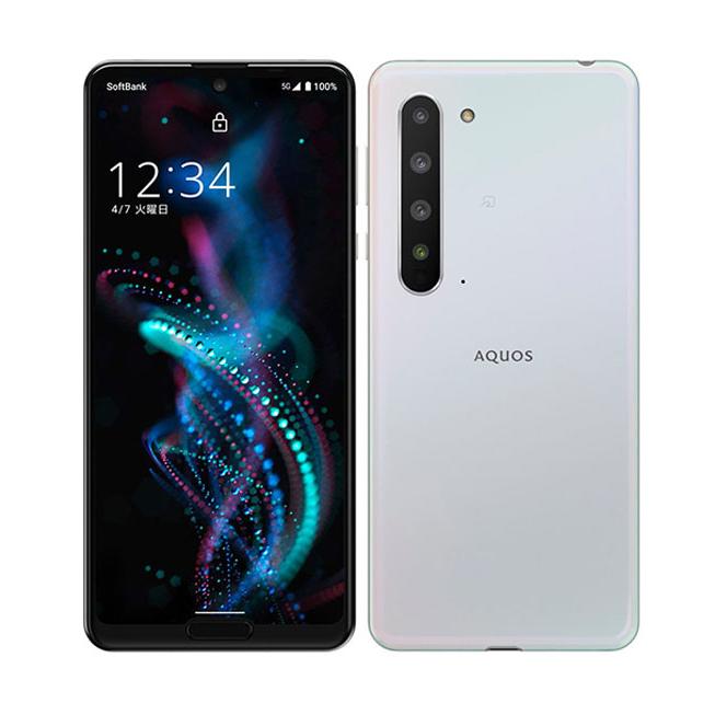スマートフォン本体 063000B AQUOS R5G 908SH 256GB AQUOS R5G 908SH[256GB] SoftBank オーロラホワイト【安心保証
