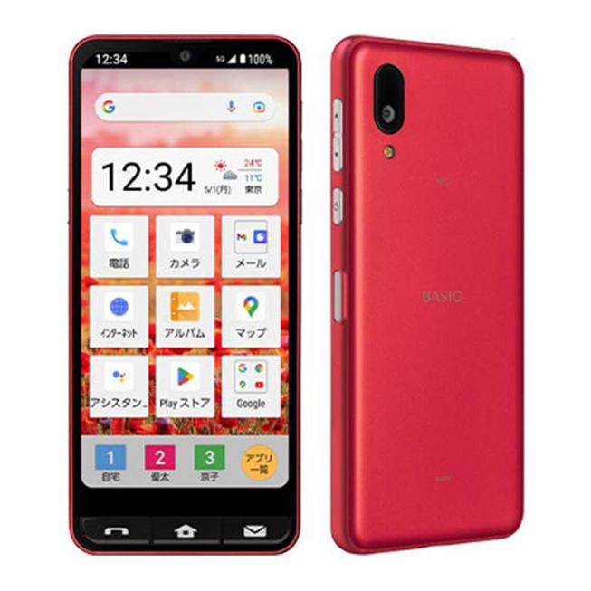 BASIO active 　美品　WIFI 使い用 SHARP shg09 SHARP BASIO active SHG09[64GB] UQモバイル レッド【安心保証