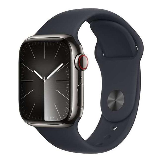 Series9[41mm/セルラー]ステンレス グラファイト Apple Watch … : ゲオ