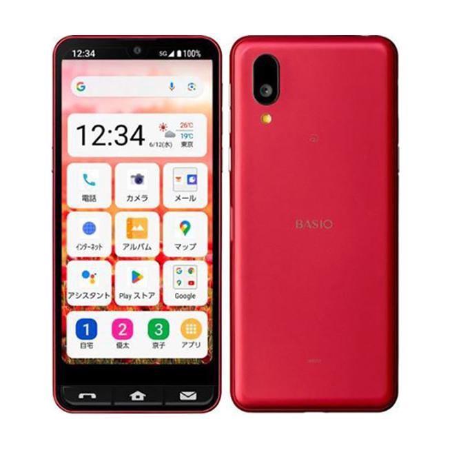 匿名配送中古美品 BASIO SHG12 レッド BASIO active2 SHG12[64GB] UQモバイル レッド【安心保証】 : ゲオ