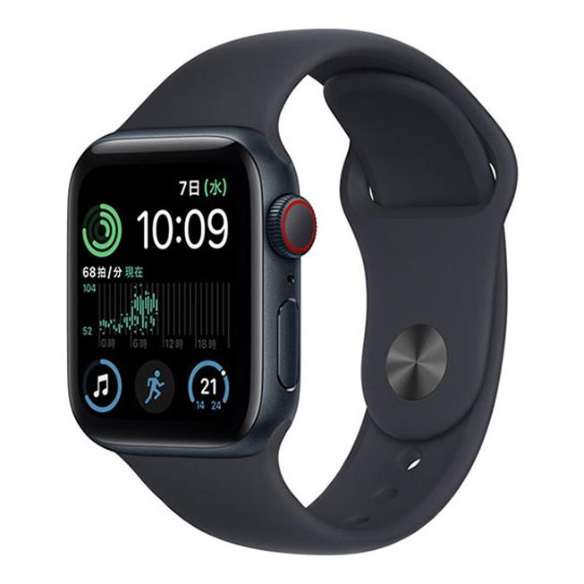 SE 第2世代[40mm/セルラー]アルミ ミッドナイト Apple Watch【… : ゲオ 