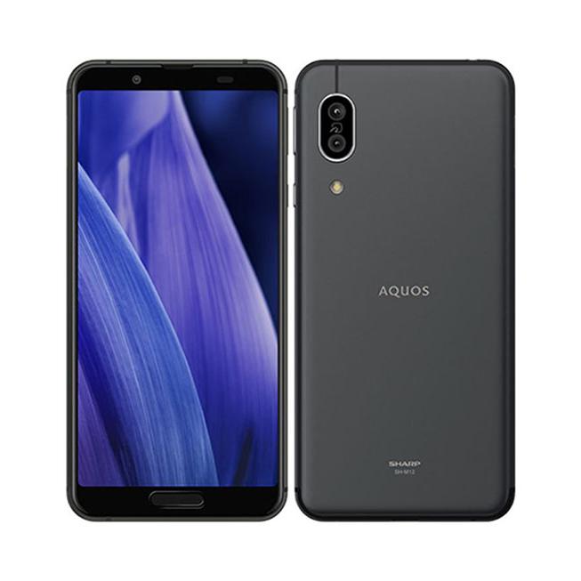 美品 AQUOS sense3 SH-M12 ブラック SIMフリー 64GB⑤ AQUOS sense3 SH-M12[64GB] SIMフリー ブラック mineo版【安心… : ゲオ