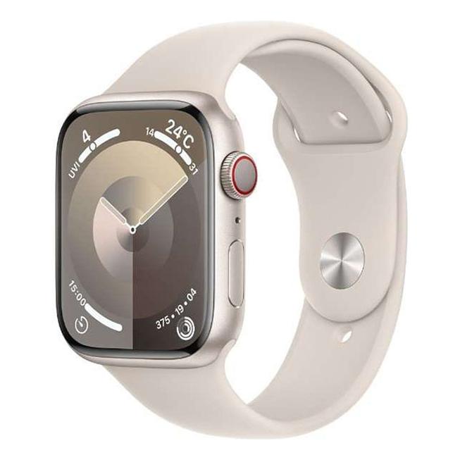 Series9[45mm/セルラー]アルミ スターライト Apple Watch【安 … : ゲオ 