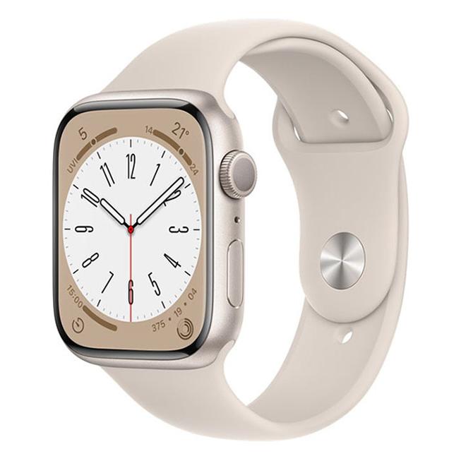 Series8[45mm/GPS]アルミ スターライト Apple Watch【安心保証 