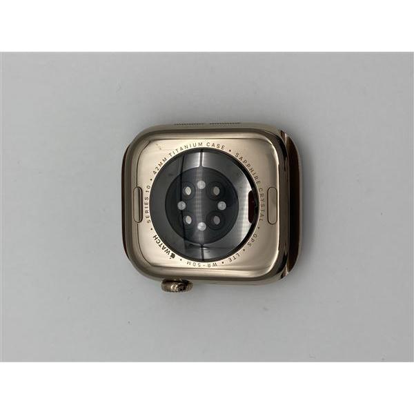 バンド無 Series10[42mm/セルラー]チタン ゴールド Apple Watc… Apple 