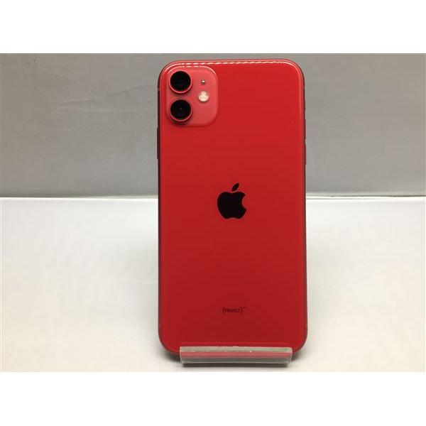 スマホ iPhone11[64GB] SIMロック解除 au/UQ レッド【安心保証】