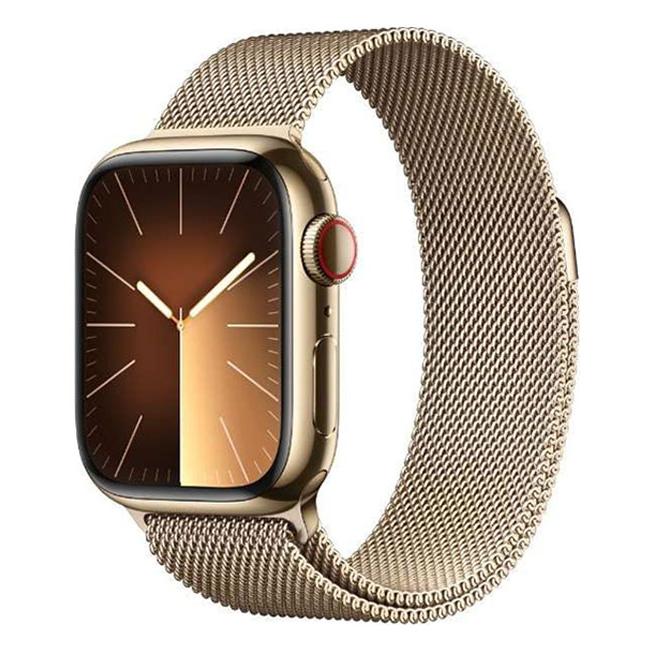 Series9[41mm/セルラー]ステンレス ゴールド Apple Watch【安 … : ゲオ 