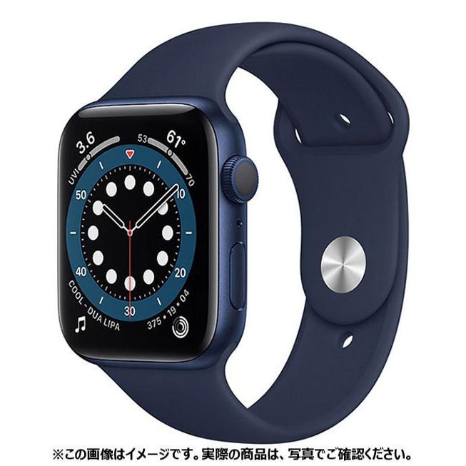 Series6[44mm/GPS]アルミ ブルー Apple Watch【安心保証  