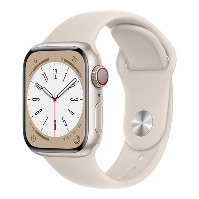 Series8[41mm/セルラー]アルミ スターライト Apple Watch【安 … : ゲオ 