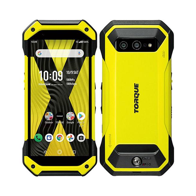 TORQUE 5G KYG01 128GB 本体 イエロー　箱取説あり 京セラ TORQUE 5G KYG01[128GB] au イエロー【安心保証】 : ゲオ