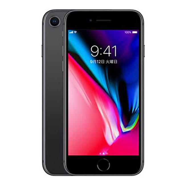 iPhone8[64GB] SIMロック解除 au/UQ スペースグレイ【安心保証