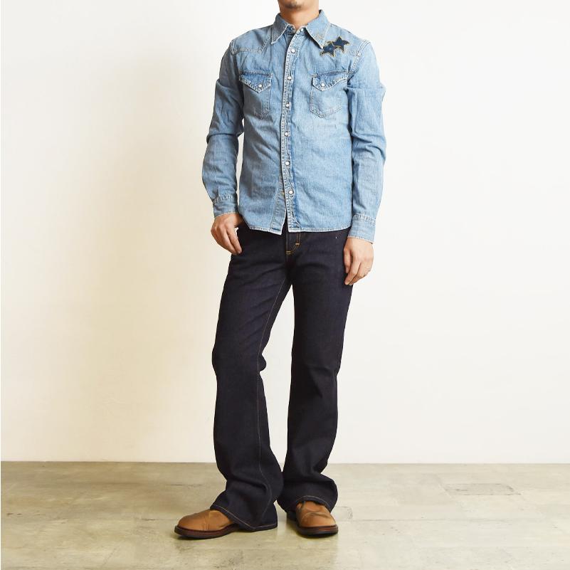 アンドエルシー　シャンブレースタンドパンツ アンドエルシー シャンブレースタンドパンツ - メルカリ