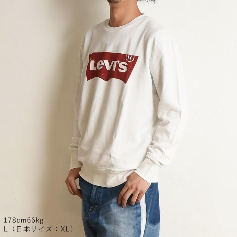 SALEセール42%OFF LEVI'S リーバイス リラックス バットウィング ロゴ スウェットシャツ 長袖 メンズ トレーナー 大きいサイズ 19492｜geostyle｜05