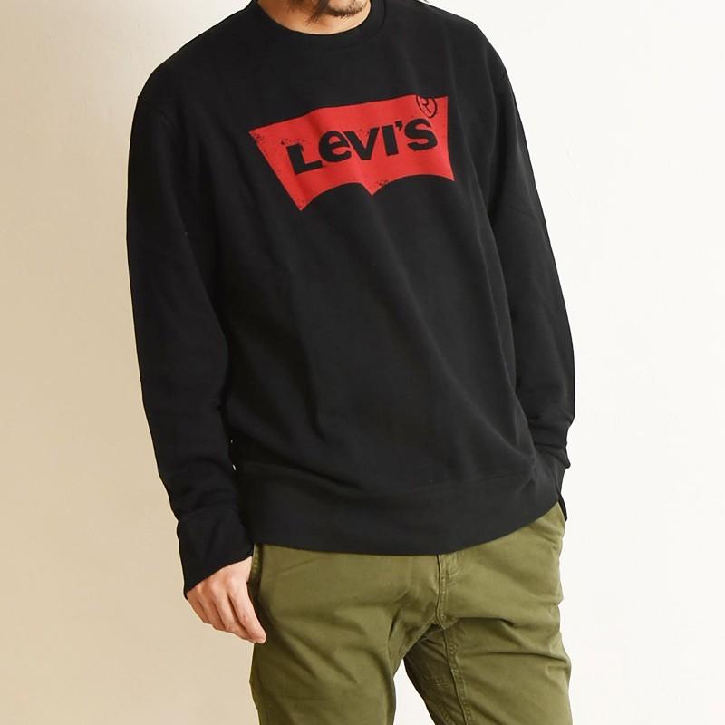 SALEセール42%OFF LEVI'S リーバイス リラックス バットウィング ロゴ スウェットシャツ 長袖 メンズ トレーナー 大きいサイズ 19492｜geostyle｜07