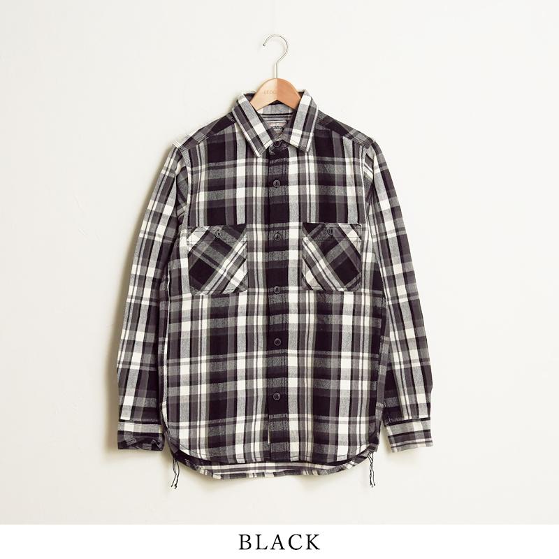 HOUSTON（ヒューストン） ビエラシャツ 定番 チェックシャツ