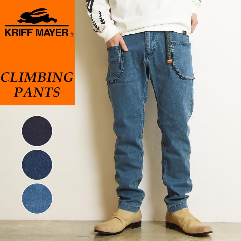 KRIFF MAYER（クリフメイヤー） 裾上げ無料 デニムキャンプパンツ
