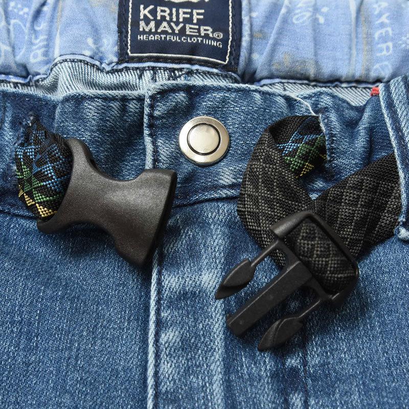 KRIFF MAYER（クリフメイヤー） 裾上げ無料 デニムキャンプパンツ
