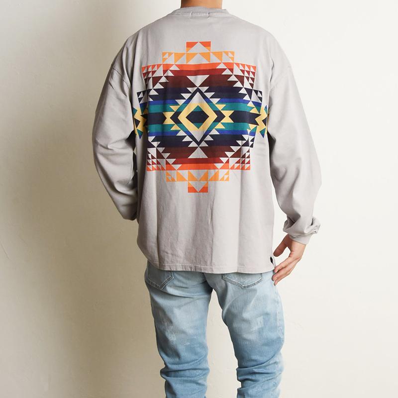 大人気 PENDLETON ペンドルトン バックプリント ロングスリーブTシャツ 