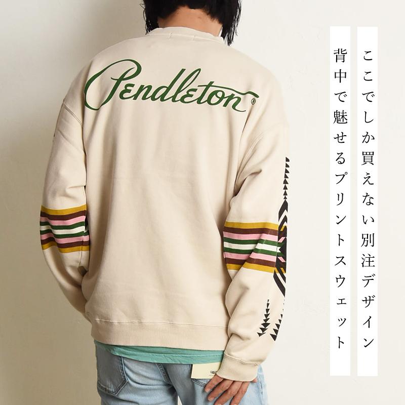 PENDLETON 大人気 ペンドルトン バックプリント スウェット