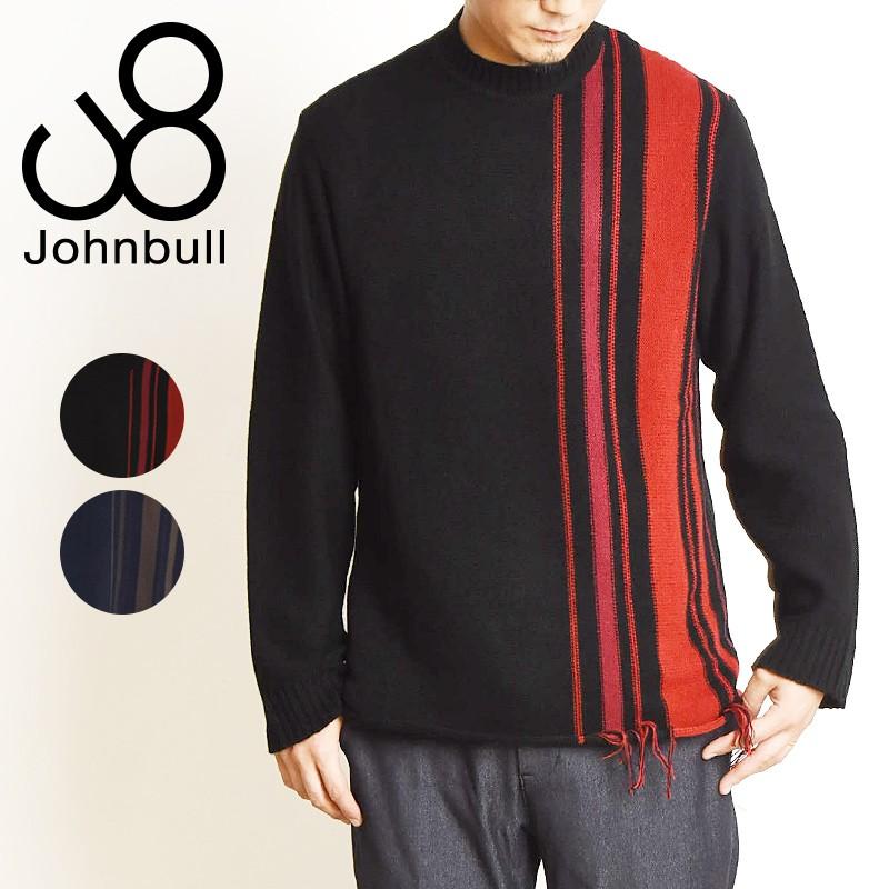 SALEセール10％OFF JOHNBULL ジョンブル フリンジクルーネックニット