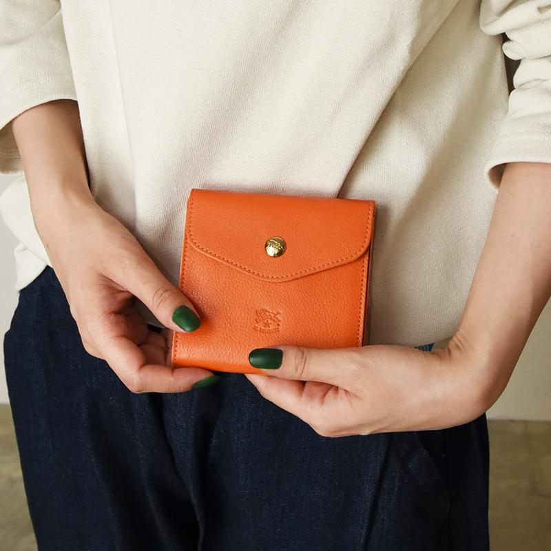 IL BISONTE 国内正規取扱店 イルビゾンテ レザー 二つ折り財布