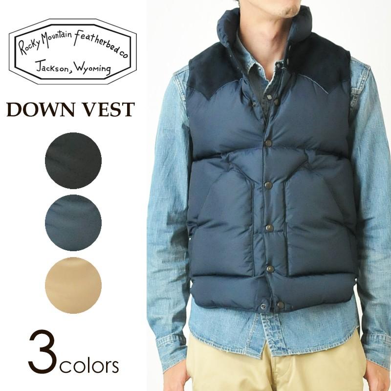 Rocky Mountain Featherbed ロッキーマウンテン MENS DOWN VEST ダウン