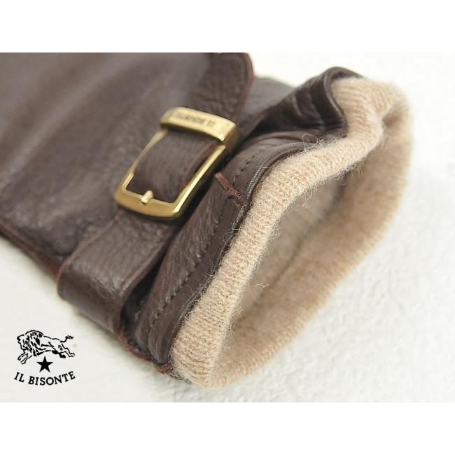 爆買 イルビゾンテ IL BISONTE レザーグローブ 手袋 レディース メンズ