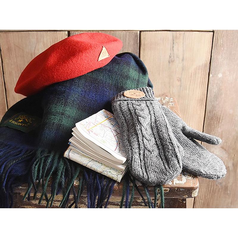 IL BISONTE（イルビゾンテ） 爆買 国内正規取扱店 手袋 ニットグローブ