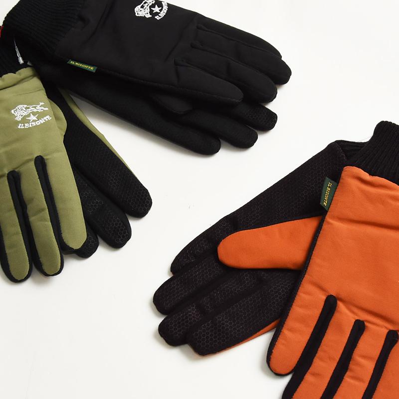 IL BISONTE（イルビゾンテ） ラッピング無料 コンビグローブ 手袋