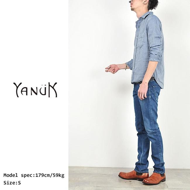 YANUK SALEセール10%OFF ヤヌーク メンズ 二重織り ダブルガーゼ