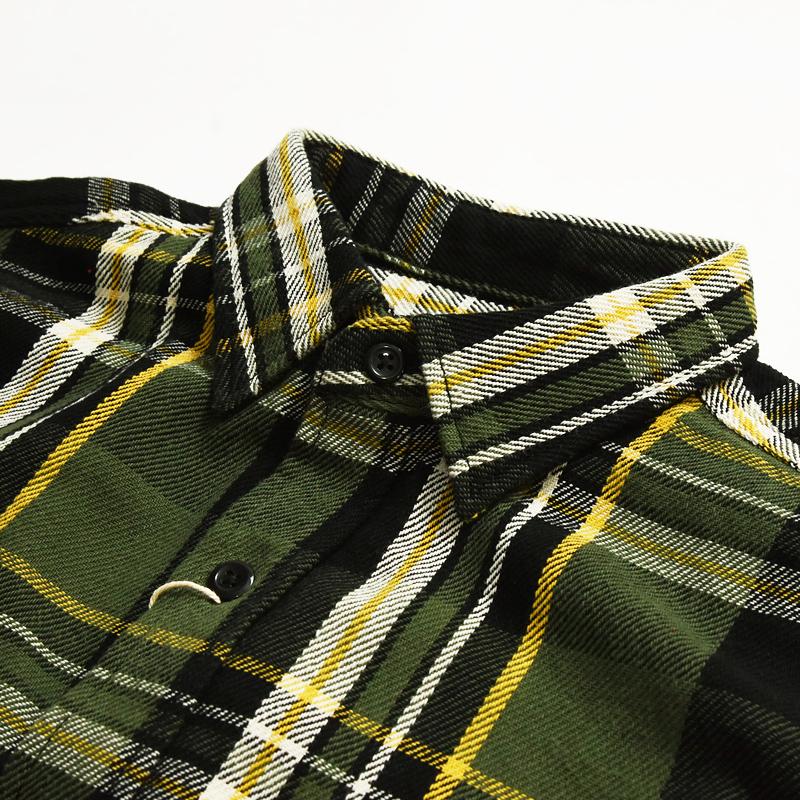 EDWIN（エドウィン） ワークシャツ 長袖 メンズ 定番 チェックシャツ