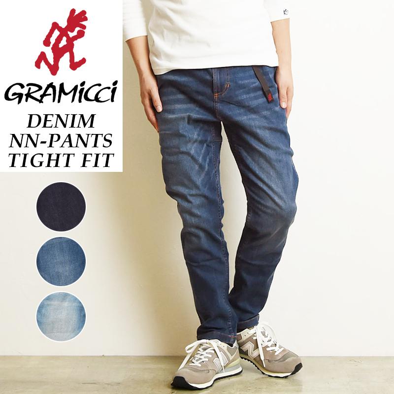 国内正規品 裾上げ無料 Gramicci グラミチ Denim デニムニューナローパンツ Nnパンツ Tight タイトフィット 18 Dej 5 安心の定価販売