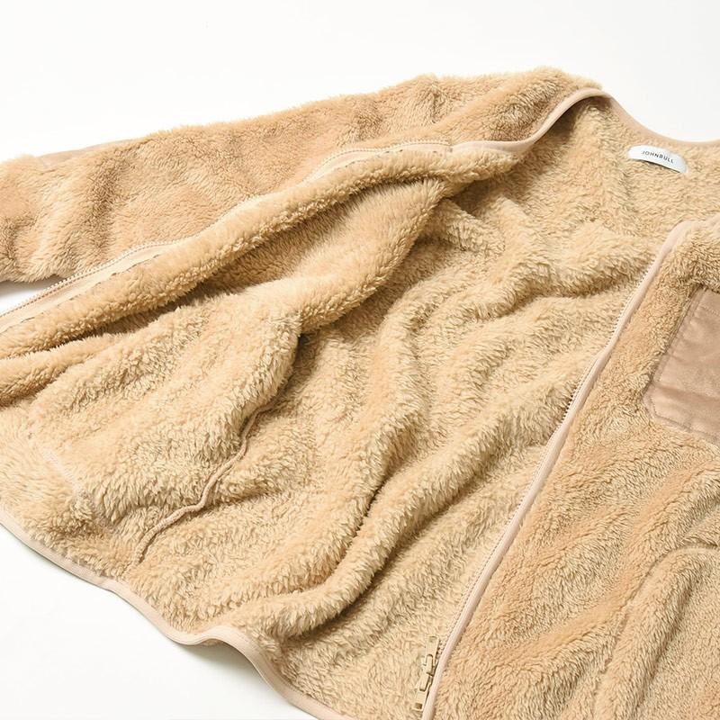SALEセール30％OFF ジョンブル Johnbull フリース ライナージャケット レディース ブルゾン  ボア 上着 コート ノーカラー アウター AL966 | Johnbull | 11