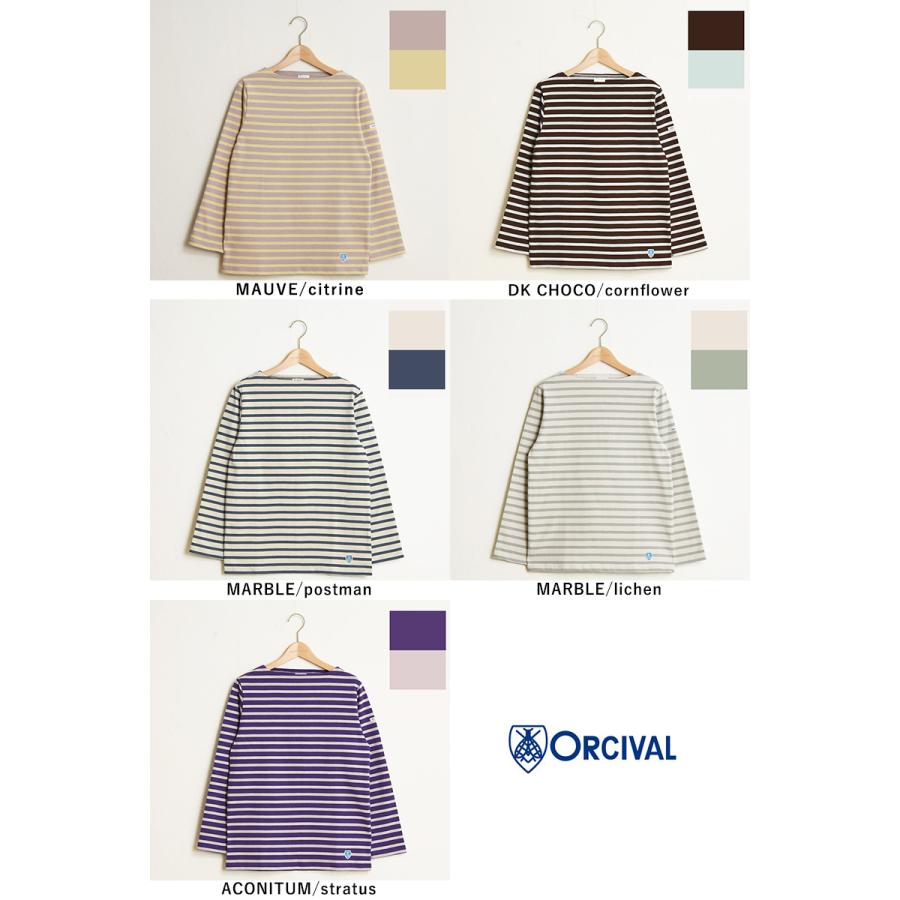 爆買 オーシバル オーチバル Orcival フレンチバスクシャツ レディース