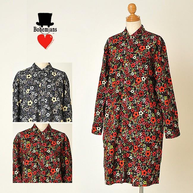 クリアランスセール50 Off Bohemians ボヘミアンズ 日本製 Shirts Popcorn Flower Flannel フランネルシャツ ワンピース ポップコーンフラワー Bo 122 Bo 122p Flo Geo Style ジェオスタイル 通販 Yahoo ショッピング