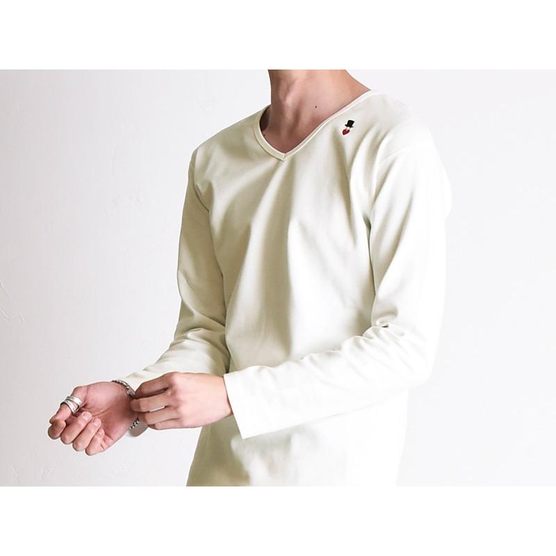 ボヘミアンズ Bohemians 長袖フライスTシャツ（Vネック）ラブハット