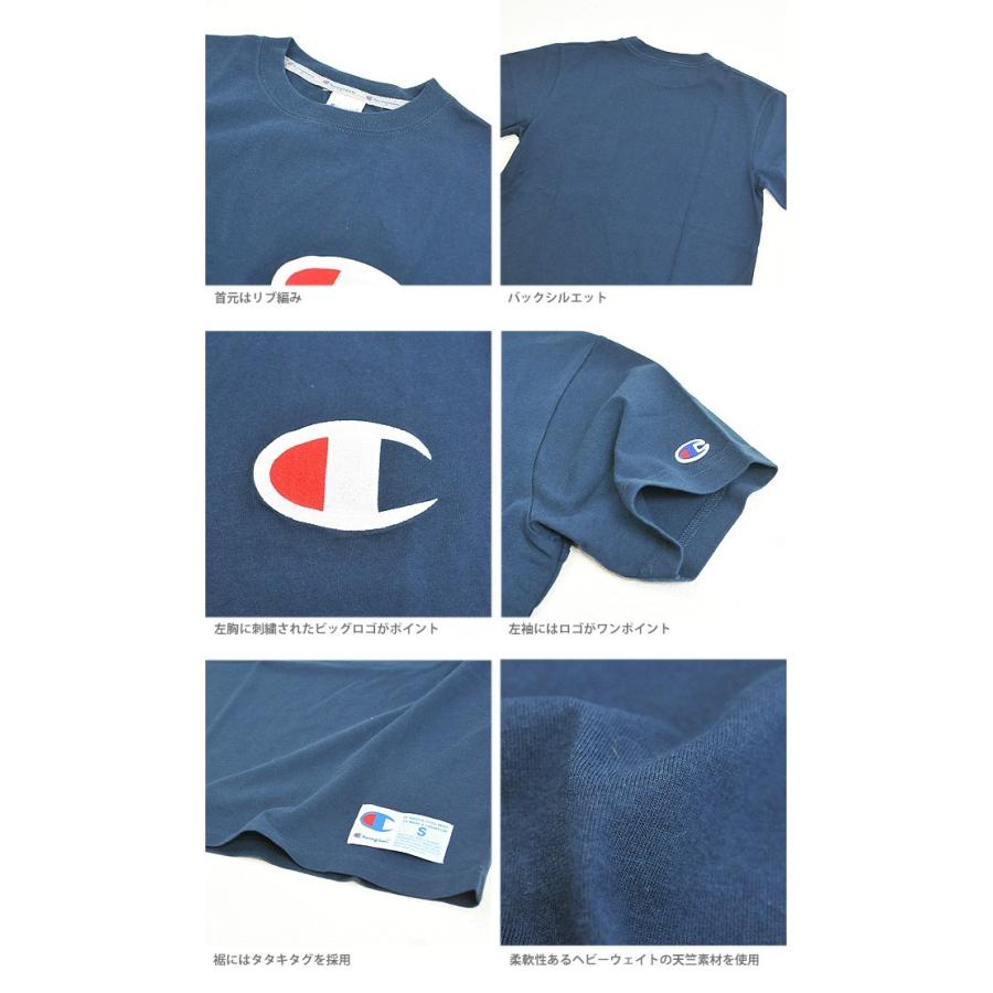 Champion SALEセール10%OFF チャンピオン ビッグロゴ 刺繍 T Champion SALEセール10%OFF チャンピオン ビッグロゴ 刺繍 T