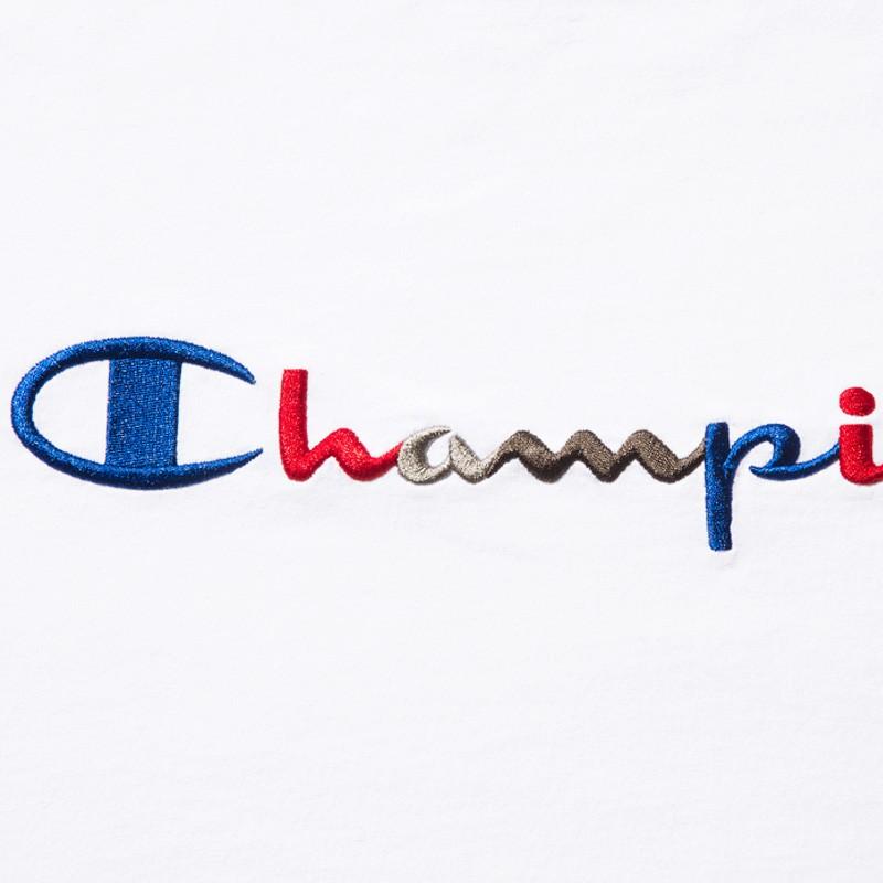 SALEセール20%OFF チャンピオン Champion 半袖 Tシャツ アクションスタイル 刺繍ロゴ カラフルロゴ C3-H371-2 メンズ｜geostyle｜06