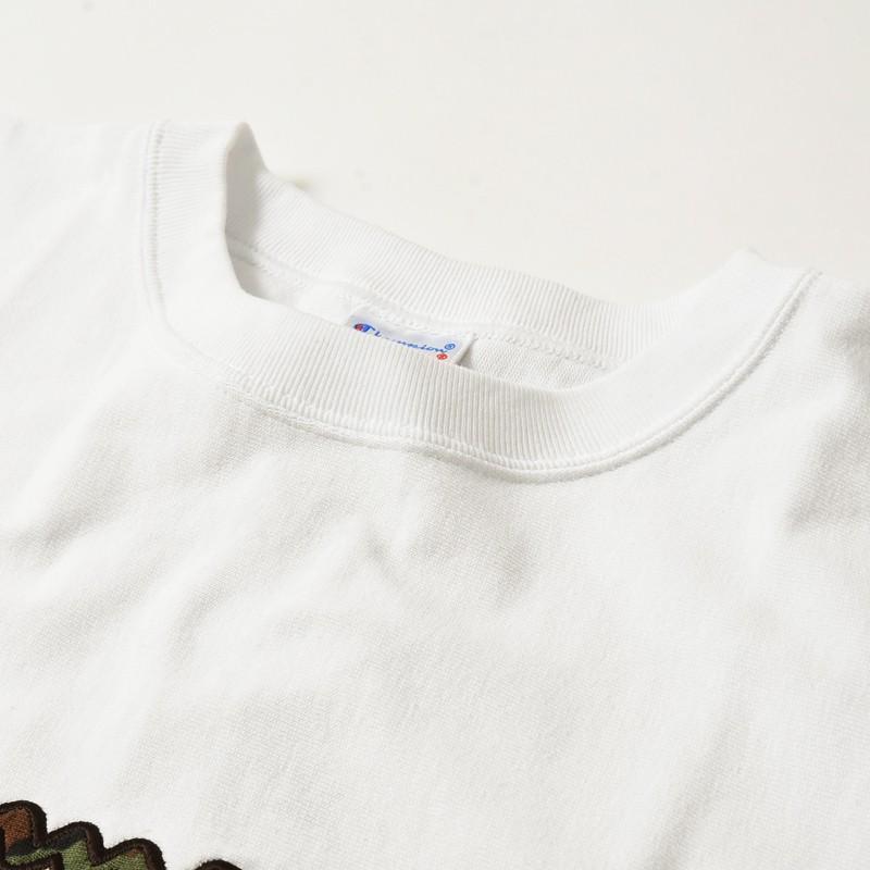 Champion（チャンピオン） リバースウィーブ 迷彩/カモフラ柄ロゴ 半袖