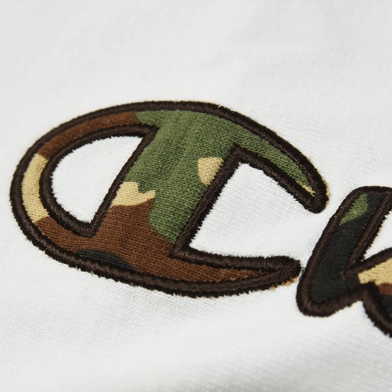 Champion（チャンピオン） リバースウィーブ 迷彩/カモフラ柄ロゴ 半袖