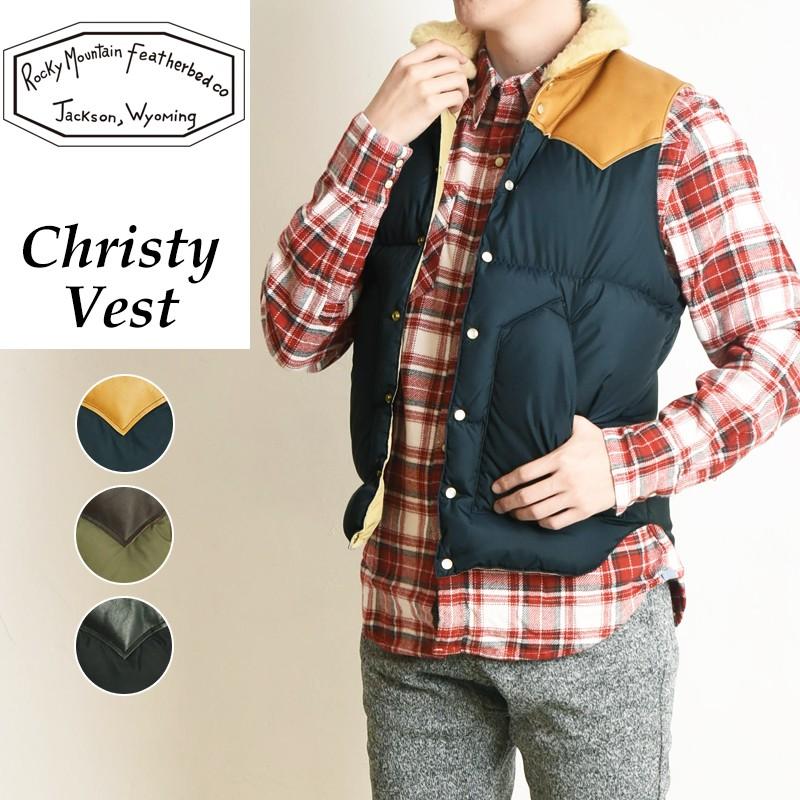 SALEセール5%OFF ロッキーマウンテンフェザーベッド Rocky Mountain Featherbed 襟付きナイロンダウンベスト  Christy Vest クリスティ 200-192-02 : christy : GEO style ジェオスタイル - 通販 -  Yahoo!ショッピング