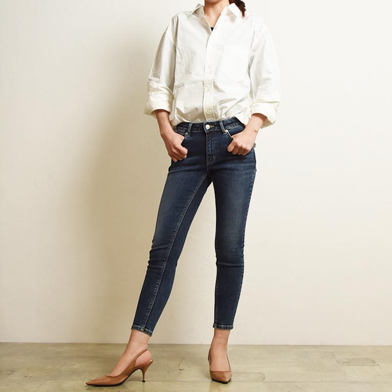 セール55％OFF 裾上げ無料 エドウィン レディース EDWIN エッセンシャルズ essentials スキニーデニムパンツ ジーンズ ジーパン タイト デニム  美脚 EL01 | SOMETHING | 04