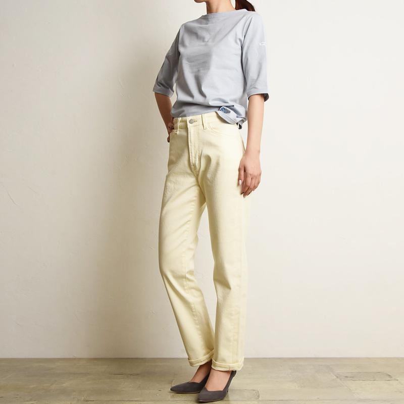 裾上げ無料 エドウィン レディース EDWIN エッセンシャルズ essentials ストレートデニムパンツ ジーンズ ジーパン 大人 デニム  美脚 EL03 | SOMETHING | 05