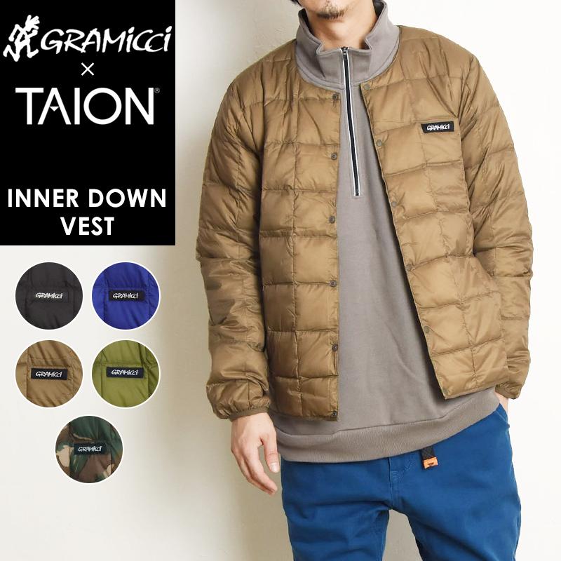 GRAMICCI セール10%OFF グラミチ GRAMICCI×TAION インナーダウン GRAMICCI セール10%OFF グラミチ GRAMICCI×TAION インナーダウン