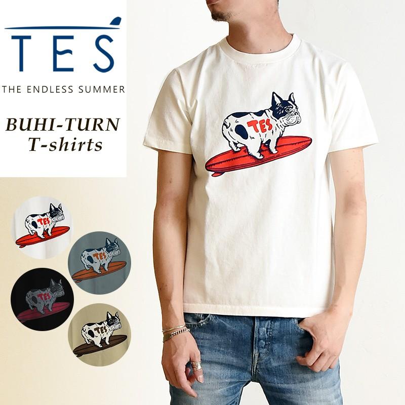 TES-The Endless Summer テス ブヒ ターン 半袖 Tシャツ メンズ 白T FH-9574334｜geostyle