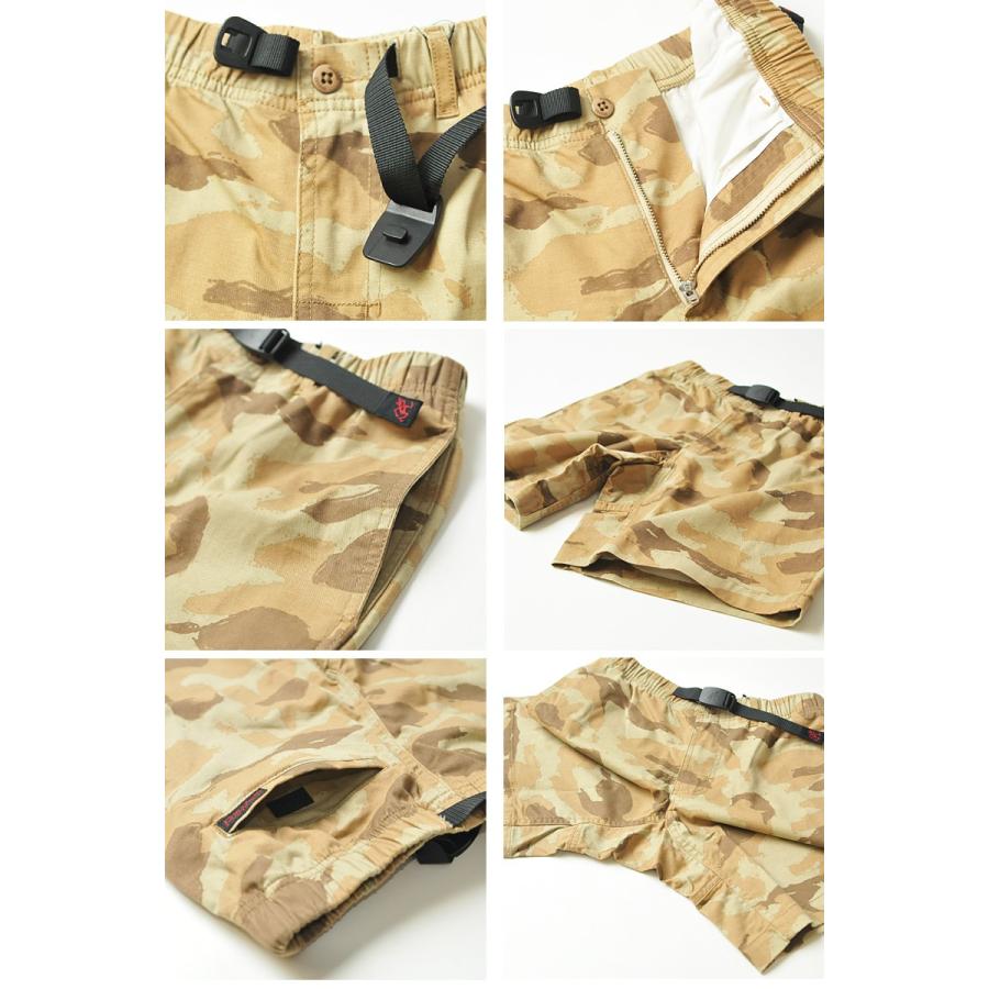 SALEセール30％OFF GRAMICCI グラミチ G-SHORTS カモ柄ジップショーツ/ジーショーツ/ショートパンツ/レディース キャンプ アウトドア GLP-17S006*5｜geostyle｜06