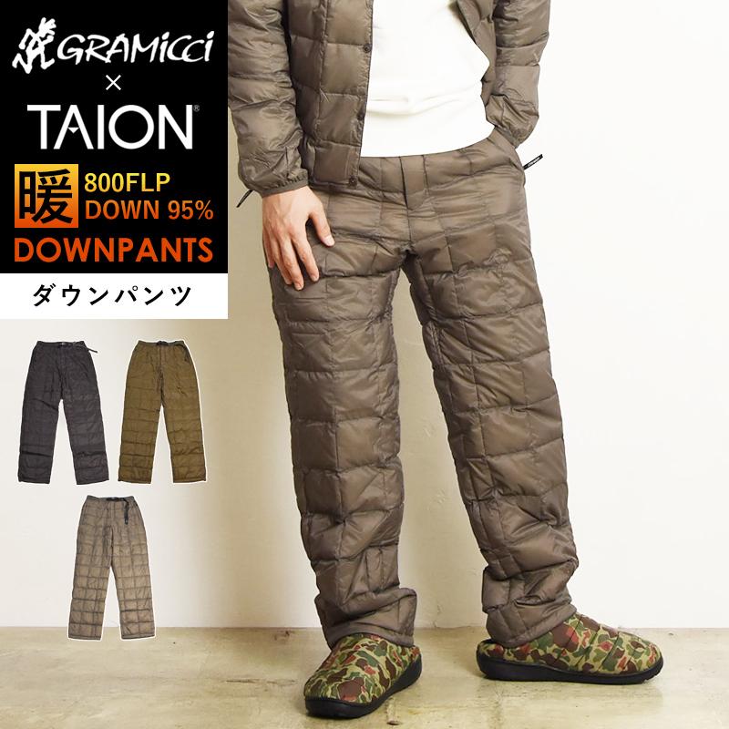 GRAMICCI×TAION】DOWN PANT | ダウンパンツ-