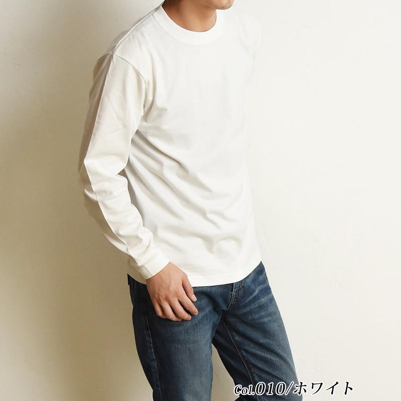 Hanes（ヘインズ） ビーフィー 長袖Tシャツ BEEFY-T 丸首 パックT