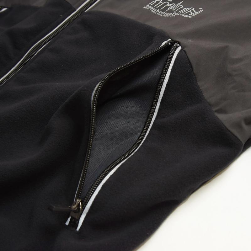 Manhattan Portage マンハッタンポーテージ フリース ナイロン切り替え フーデッドブルゾン メンズ レディース MP-M488 | Manhattan Portage | 08